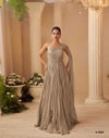 Aarohi By Sayuri Chinon Silk Designer Party Wear Gown Surat Wholesale Market